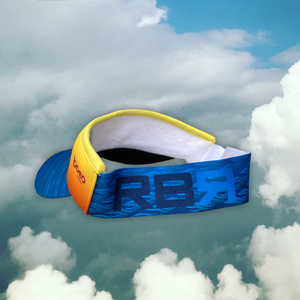 RB Element 360 performace visor. Back view. Ultralight and moisture wicking at ridebackwards.com