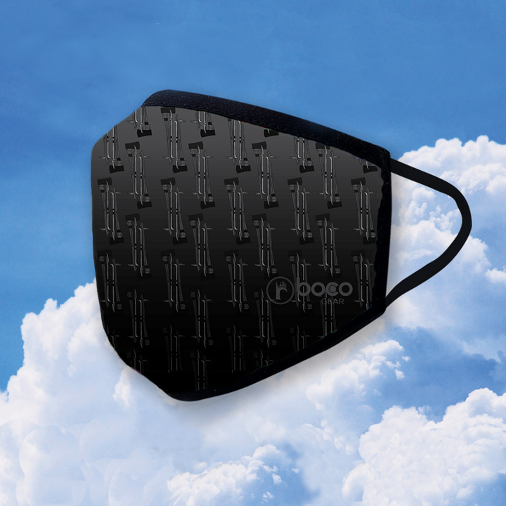 Irons Performance Mask, lightweight, moisture-wicking and quick-drying, internal pocket slit for additional filter at ridebackwards.com