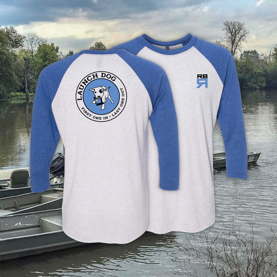 Launch Dog triblend rowing jersey. Ultralight, moisture-wicking triblend, unisex fit at ridebackwards.com