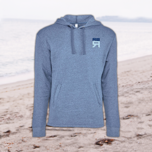 RB Mahalo brushed back fleece hoody with open bottom hem at ridebackwards.com