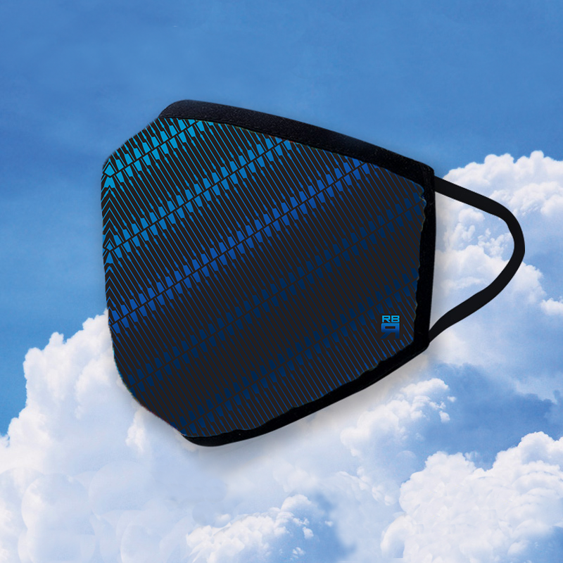 RBR Blade performance mask, lightweight and moisture wicking, quick drying, breathable, rowing face mask at ridebackwards.com