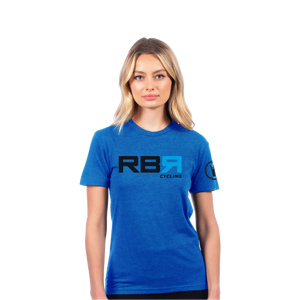 RBR Cycling Tee on model at ridebackwards.com