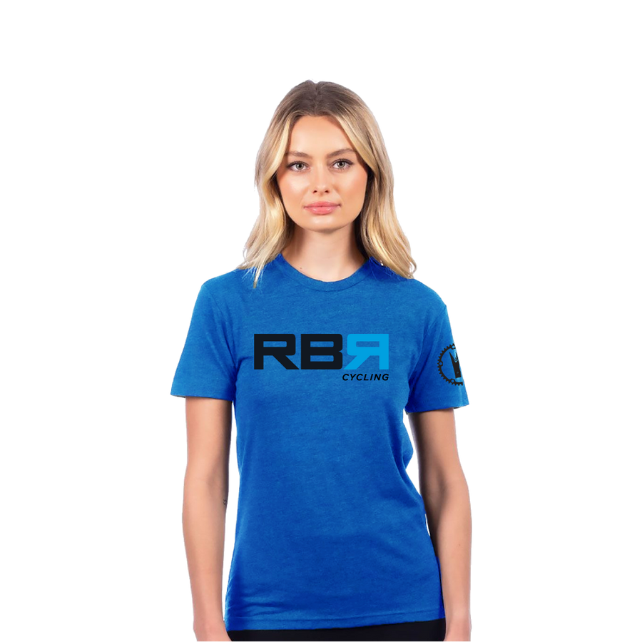 RBR Cycling Tee on model at ridebackwards.com